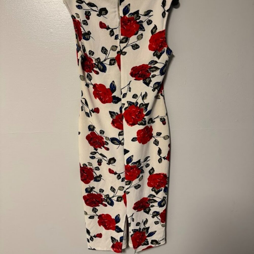 Floral White Dress